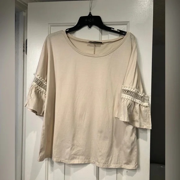 Weekend by Max Mara Elegant Cream Women's Top Large - Picture 3 of 11
